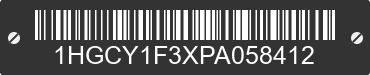 2023 HONDA Accord 1HGCY1F3XPA058412 VIN decoded