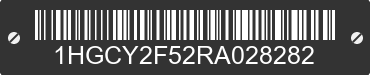 2024 HONDA Accord 1HGCY2F52RA028282 VIN decoded