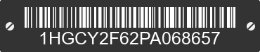 2023 HONDA Accord 1HGCY2F62PA068657 VIN decoded