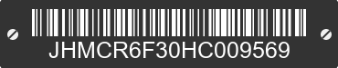 2017 HONDA Accord JHMCR6F30HC009569 VIN decoded