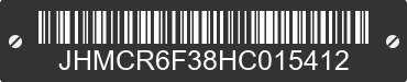 2017 HONDA Accord JHMCR6F38HC015412 VIN decoded