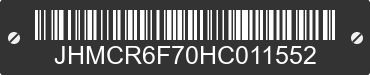 2017 HONDA Accord JHMCR6F70HC011552 VIN decoded