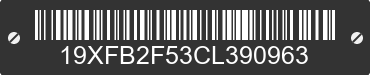 2012 HONDA Civic 19XFB2F53CL390963 VIN decoded