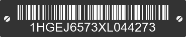 1999 HONDA Civic 1HGEJ6573XL044273 VIN decoded