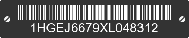 1999 HONDA Civic 1HGEJ6679XL048312 VIN decoded