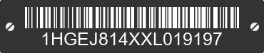 1999 HONDA Civic 1HGEJ814XXL019197 VIN decoded