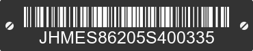 2005 HONDA Civic JHMES86205S400335 VIN decoded