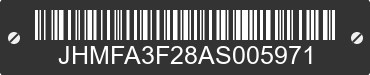 2010 HONDA Civic JHMFA3F28AS005971 VIN decoded