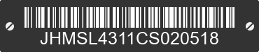 1982 HONDA Civic JHMSL4311CS020518 VIN decoded