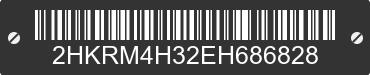 2014 HONDA CR-V 2HKRM4H32EH686828 VIN decoded