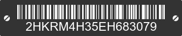 2014 HONDA CR-V 2HKRM4H35EH683079 VIN decoded