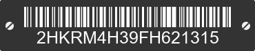 2015 HONDA CR-V 2HKRM4H39FH621315 VIN decoded