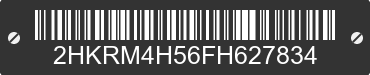 2015 HONDA CR-V 2HKRM4H56FH627834 VIN decoded