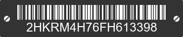 2015 HONDA CR-V 2HKRM4H76FH613398 VIN decoded