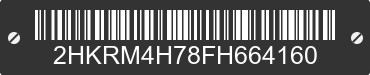 2015 HONDA CR-V 2HKRM4H78FH664160 VIN decoded