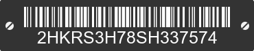 2025 HONDA CR-V 2HKRS3H78SH337574 VIN decoded