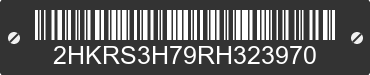 2024 HONDA CR-V 2HKRS3H79RH323970 VIN decoded