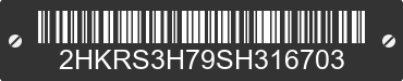 2025 HONDA CR-V 2HKRS3H79SH316703 VIN decoded