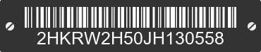 2018 HONDA CR-V 2HKRW2H50JH130558 VIN decoded