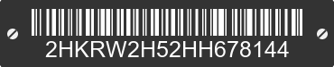 2017 HONDA CR-V 2HKRW2H52HH678144 VIN decoded