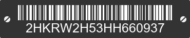 2017 HONDA CR-V 2HKRW2H53HH660937 VIN decoded
