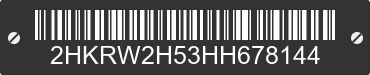 2017 HONDA CR-V 2HKRW2H53HH678144 VIN decoded
