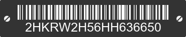 2017 HONDA CR-V 2HKRW2H56HH636650 VIN decoded