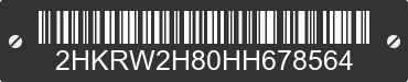 2017 HONDA CR-V 2HKRW2H80HH678564 VIN decoded
