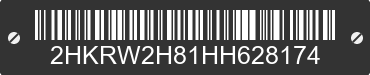 2017 HONDA CR-V 2HKRW2H81HH628174 VIN decoded