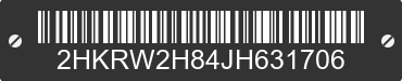 2018 HONDA CR-V 2HKRW2H84JH631706 VIN decoded