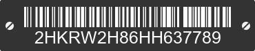 2017 HONDA CR-V 2HKRW2H86HH637789 VIN decoded