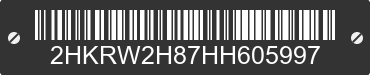 2017 HONDA CR-V 2HKRW2H87HH605997 VIN decoded