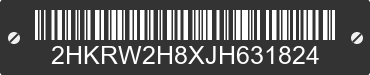 2018 HONDA CR-V 2HKRW2H8XJH631824 VIN decoded