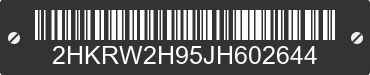 2018 HONDA CR-V 2HKRW2H95JH602644 VIN decoded