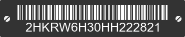 2017 HONDA CR-V 2HKRW6H30HH222821 VIN decoded