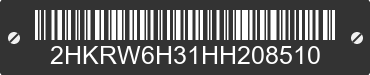 2017 HONDA CR-V 2HKRW6H31HH208510 VIN decoded