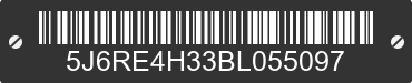 2011 HONDA CR-V 5J6RE4H33BL055097 VIN decoded
