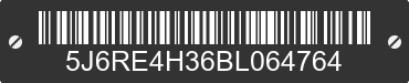 2011 HONDA CR-V 5J6RE4H36BL064764 VIN decoded