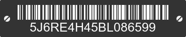 2011 HONDA CR-V 5J6RE4H45BL086599 VIN decoded