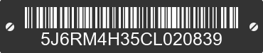 2012 HONDA CR-V 5J6RM4H35CL020839 VIN decoded