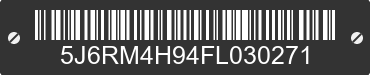 2015 HONDA CR-V 5J6RM4H94FL030271 VIN decoded