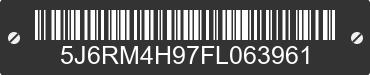 2015 HONDA CR-V 5J6RM4H97FL063961 VIN decoded