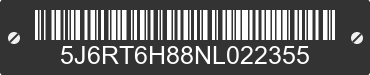 2022 HONDA CR-V 5J6RT6H88NL022355 VIN decoded