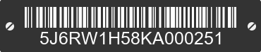 2019 HONDA CR-V 5J6RW1H58KA000251 VIN decoded
