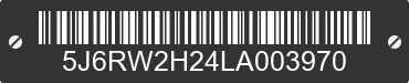 2020 HONDA CR-V 5J6RW2H24LA003970 VIN decoded