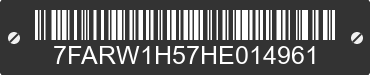 2017 HONDA CR-V 7FARW1H57HE014961 VIN decoded
