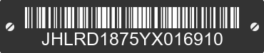 2000 HONDA CR-V JHLRD1875YX016910 VIN decoded