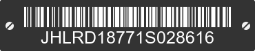 2001 HONDA CR-V JHLRD18771S028616 VIN decoded