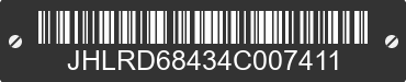 2004 HONDA CR-V JHLRD68434C007411 VIN decoded
