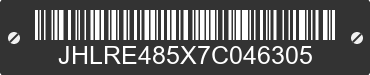 2007 HONDA CR-V JHLRE485X7C046305 VIN decoded